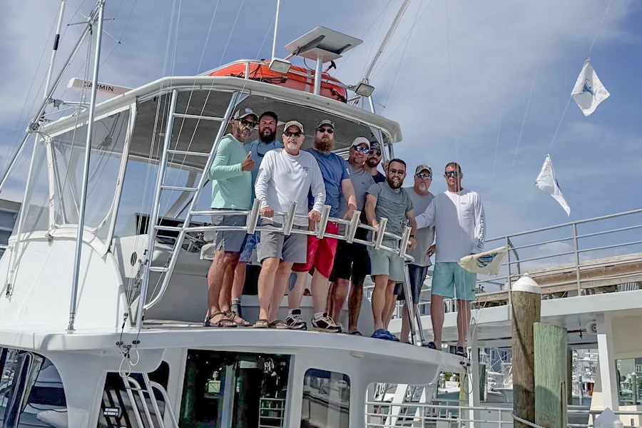 Tailor Made Lawns team annual company fishing trip