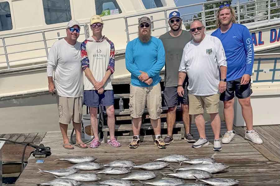 Tailor Made Lawns team annual company fishing trip