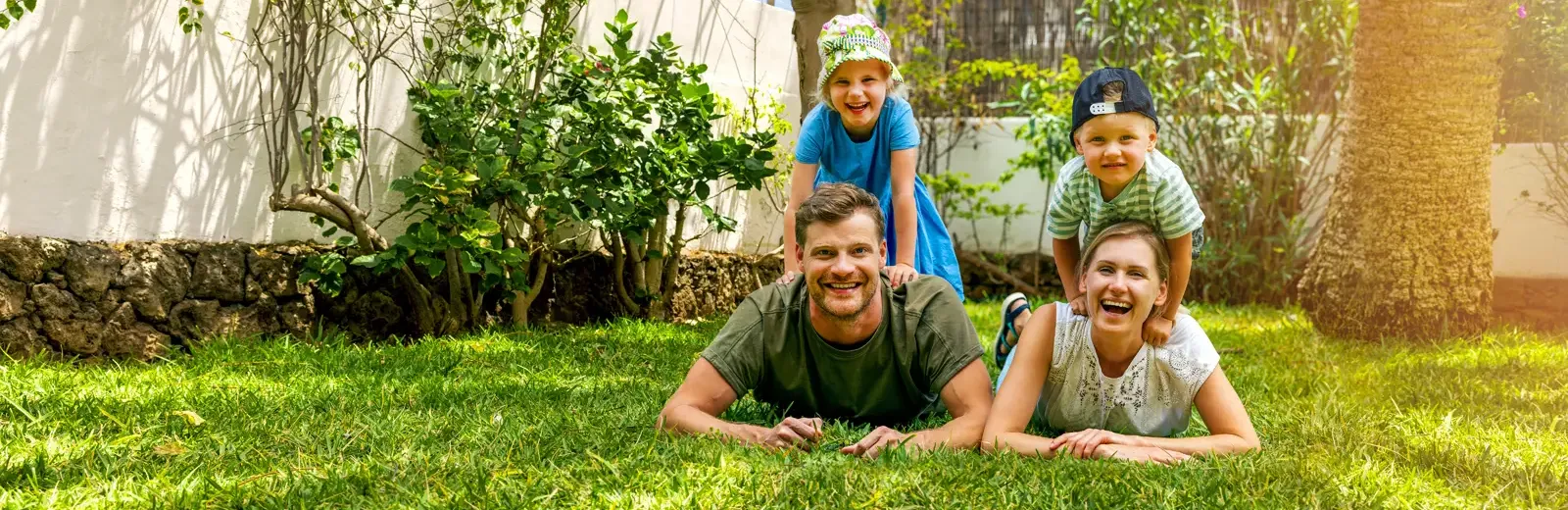 family outside